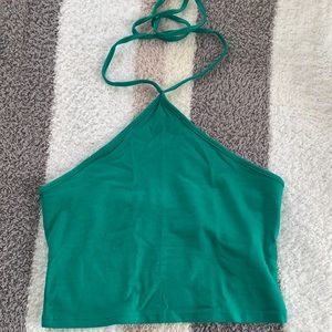 Halter neck crop top